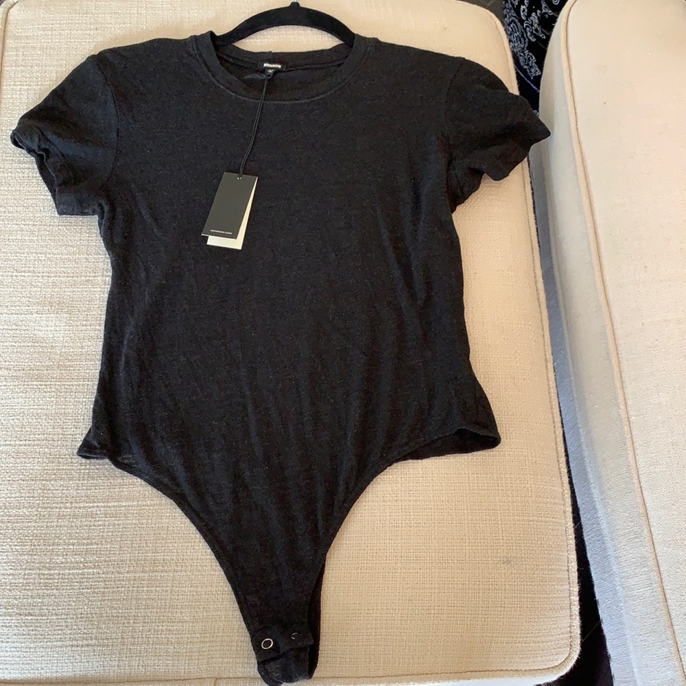 Monrow Black Bodysuit